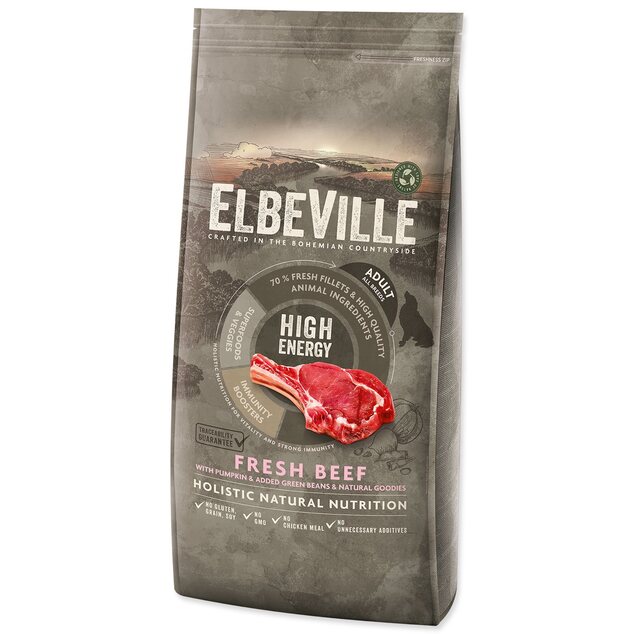 Krmivo ELBEVILLE Adult All Breeds High Energy Fresh Beef11,4kg