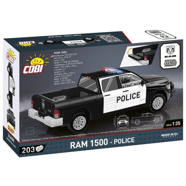 Cobi RAM 1500 Policie, 1:35, 205 k