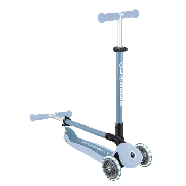 Globber Detská kolobežka Go up active lights ecologic blueberry
