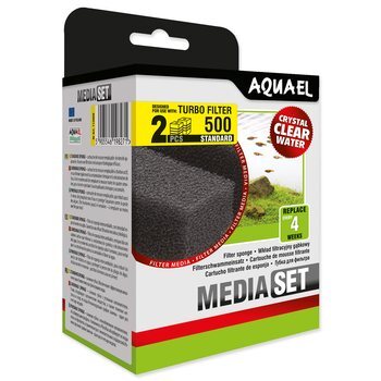 Houbička Aquael náhradní pro filtr Turbo 500 (2Ks) 20PPI