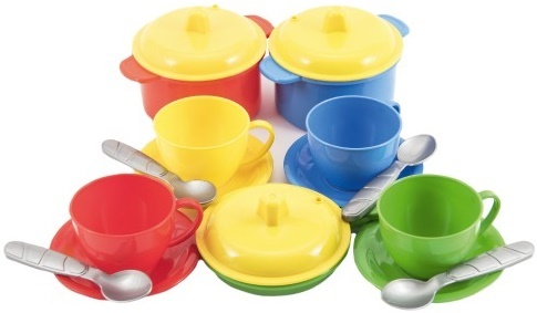 Sada riadu plast farebný 18ks