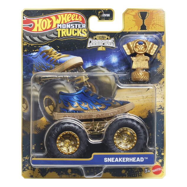 Mattel Hot Wheels Monster Trucks Trophy Champions - modello in metallo 1:64 - vari tipi