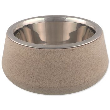 Miska Dog Fantasy nerez EcoStyle béžová 17cm, 850ml