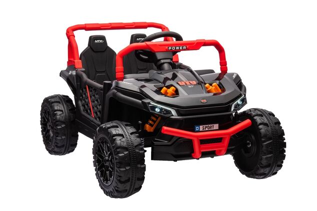Elektrické autíčko UTV Small 12V, čierne, Pohon zadných kolies, 12V batéria
