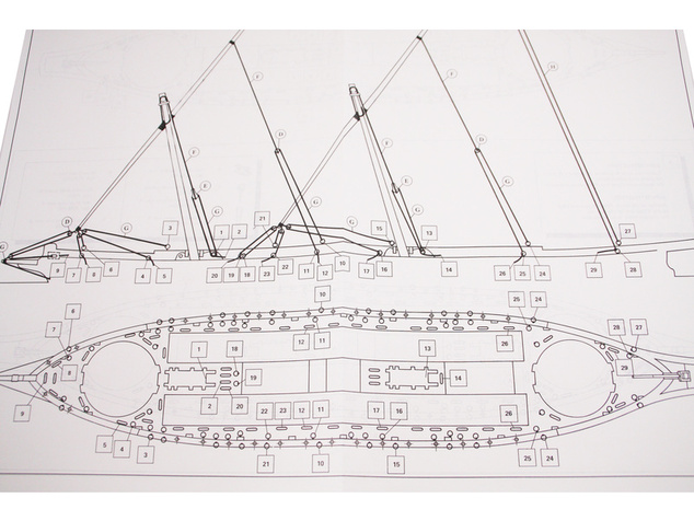 AMATI Golden Yacht 1:300 kit do fľaše