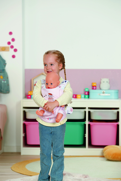 Zapf BABY born Nosič bábätiek s kvetmi
