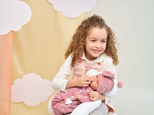 Llorens 74118 NEW BORN - realistická bábika bábätko so zvukmi a mäkkým látkovým telom - 42