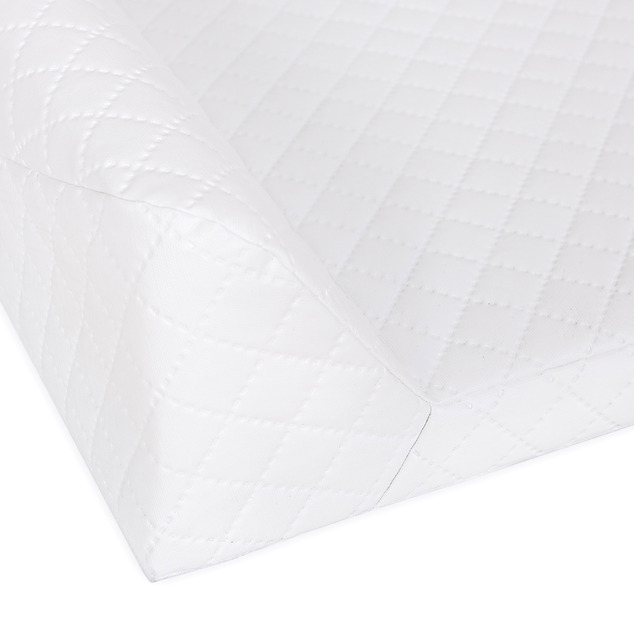 CEBA Podložka prebaľovacia 2-hranná s pevnou doskou (50x70) Comfort Caro Biela