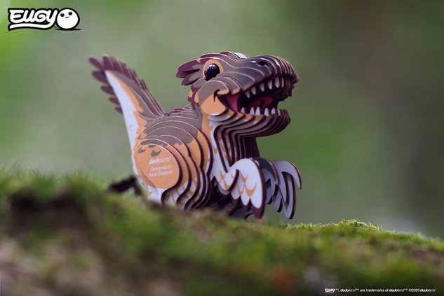 EUGY Velociraptor 3D kartonska sestavljanka