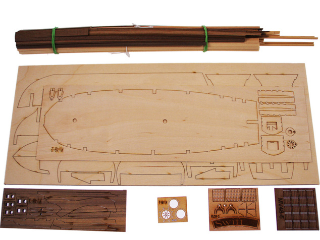 MAMOLI Swift 1776 1:70 komplet