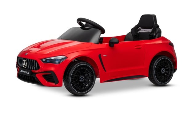 Elektrické autíčko Mercedes CLE 12V s pohonom zadných kolies, červené, Jednomiestne, Lítio