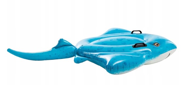 INTEX 57576 Nafukovacia raja modrá 185 x 145 cm