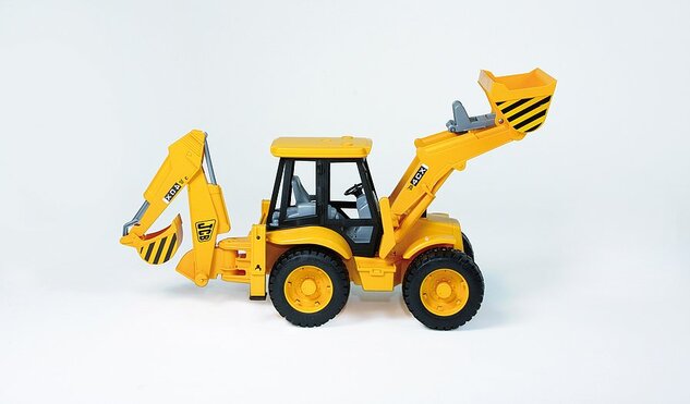 Bruder 02428 Nakladač JCB 4cx s bagrom