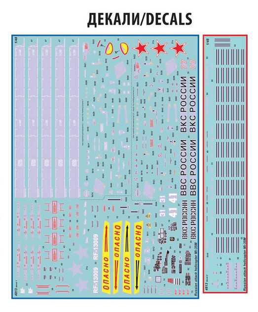 Model Kit vrtulník 4813 - MIL Mi-35 M "Hind E" (1:48)