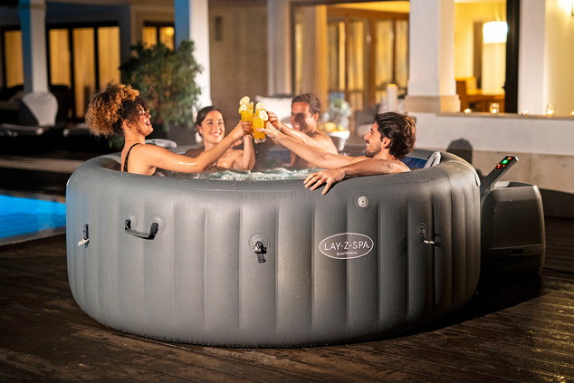 Bestway 6001T Jacuzzi LAY-Z-SPA® HydroJet Pro para 7 personas (Ahorro de energía) 216 x 80 cm