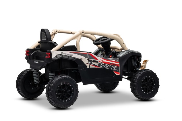 Elektrické autíčko Kawasaki TERYX KRX 1000 12V, khaki, jednomiestne, odpružená zadná nápra