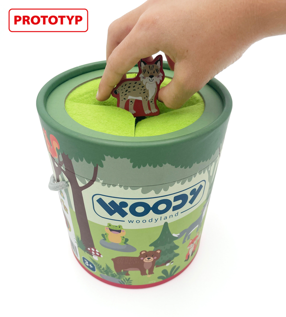 Woody Tajomný kýblik ´´Lesné zvieratká´´