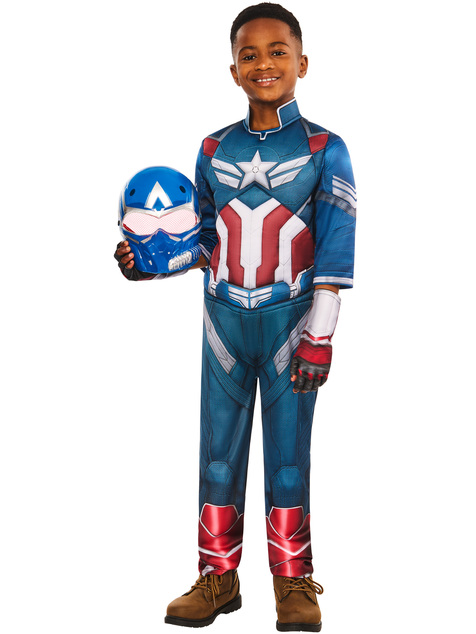 AVENGERS Kapitán Amerika detský kostým veľkosť S(122-128cm)
