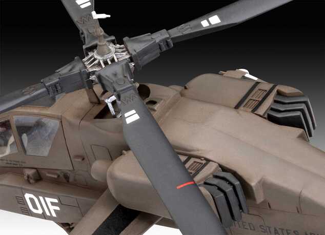 ModelSet vrtulník 63824 - AH-64A Apache (1:72)