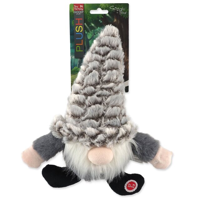 Hračka Dog Fantasy škriatok šedý 30cm