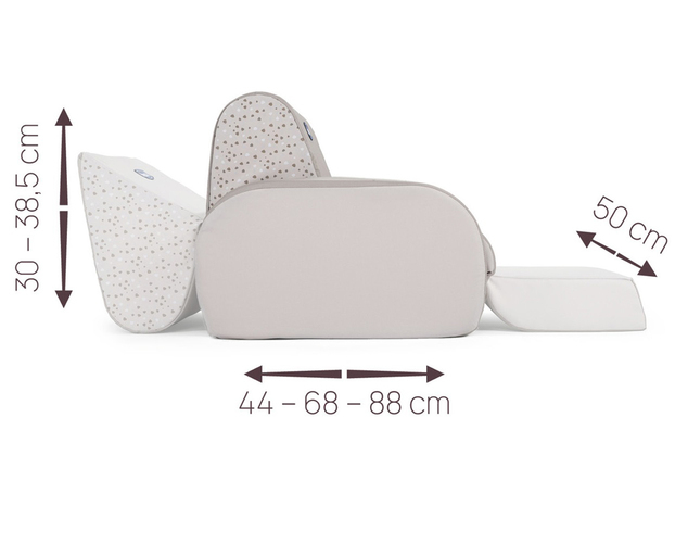 CHICCO Křesílko Twist - Dusty Pink 12m+
