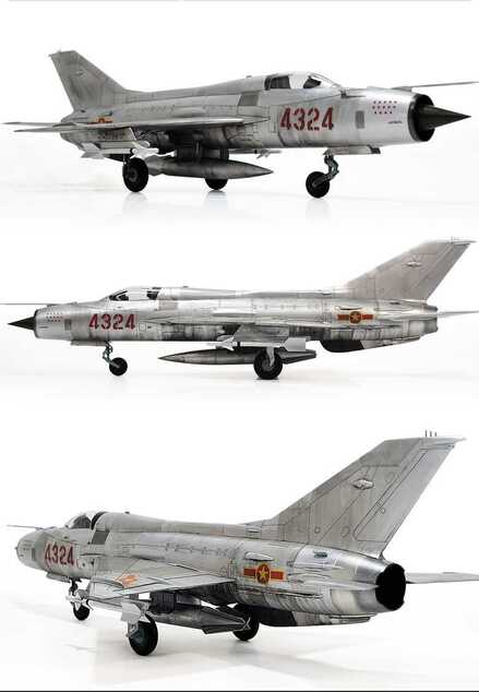 Model Kit avion 12320 - Rusko zračne snage MiG-21PF Fishbed-D (1:48)