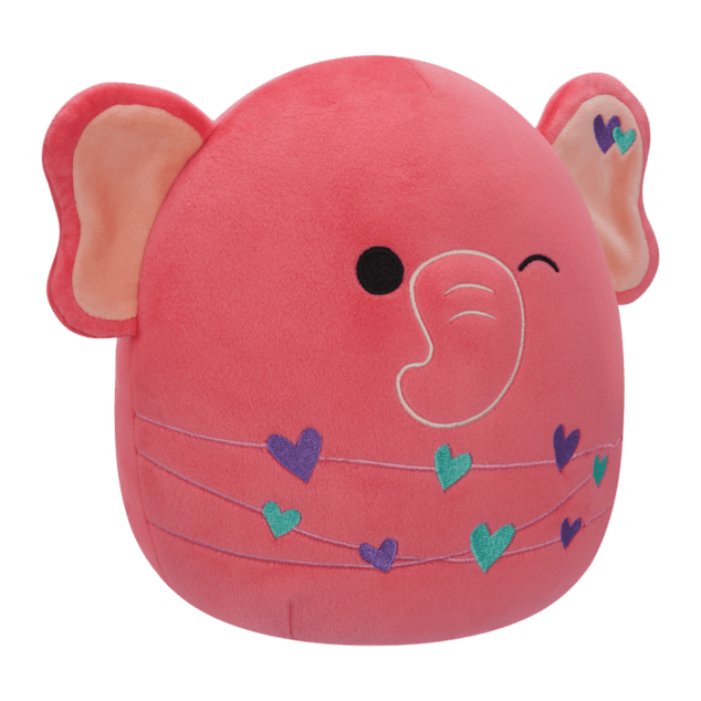 SQUISHMALLOWS Ružový slon - Kyla, 13 cm