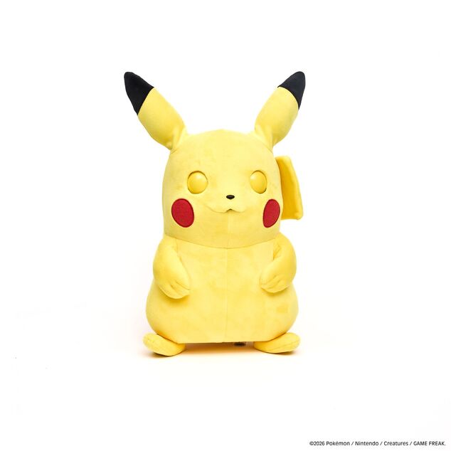 Pokémon Real FX Peluche Interattivo, 40 cm - Pikachu