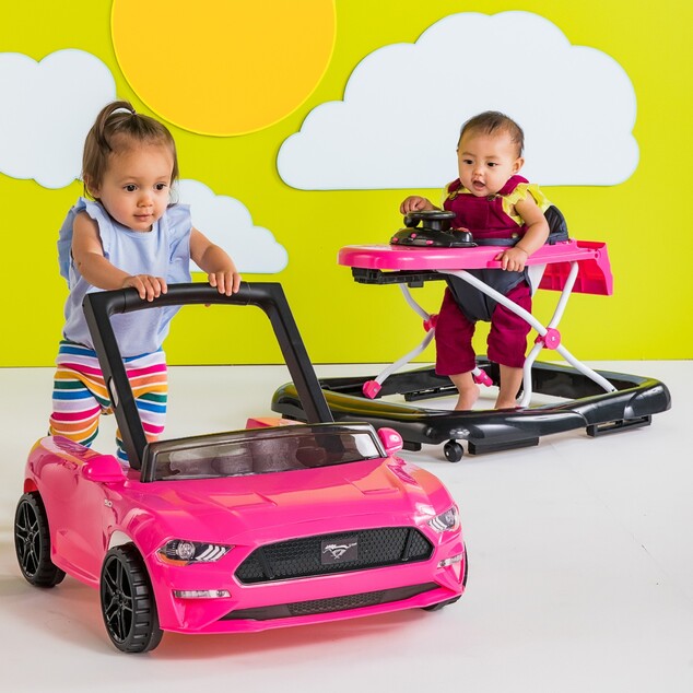 Walker 3in1 Ford Mustang Rosa 6m+, fino a 11kg