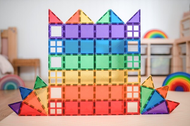CONNETIX® Rainbow Starter Pack magnetická stavebnica 60 ks