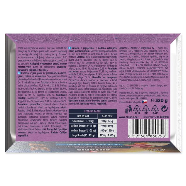 Cădiță Ontario cu miel 320g