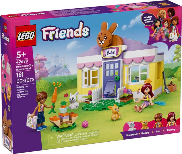 LEGO® Friends 42679 Hotel pre zajačikov v mestečku Heartlake