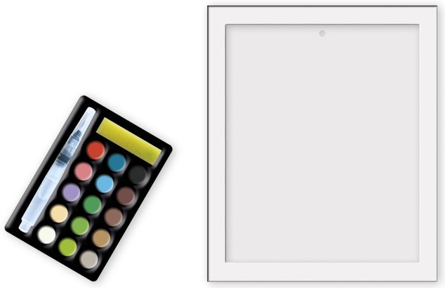 Janod Atelier Sada Maxi Maľovanie podľa čísel Kone od 7 rokov