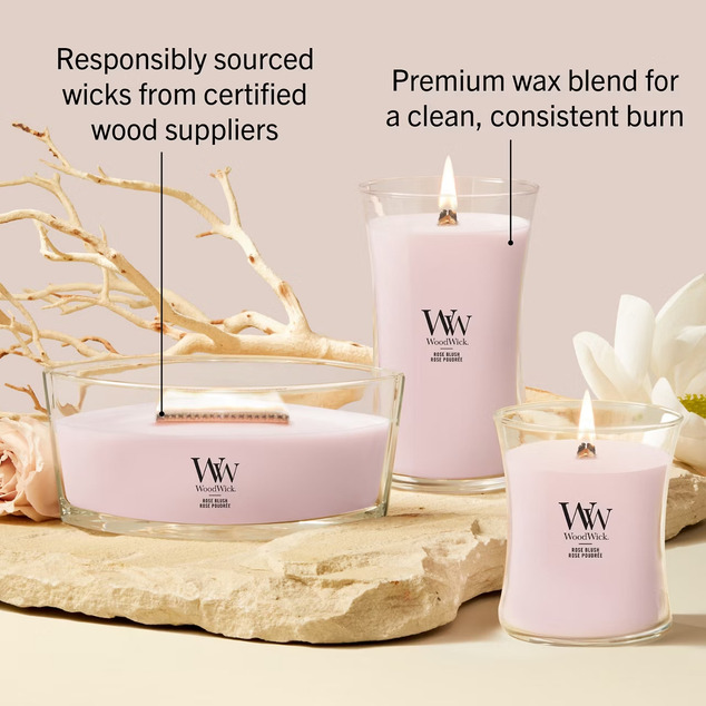 WW Kerze Mittelgroß Rose Blush