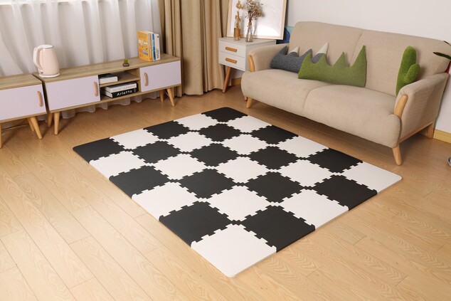 Podložka penová puzzle Luno 150x180 cm Black Kinderkraft 2020