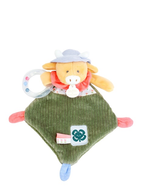 Doudou Darčeková sada Kravička Aneth s hrkálkou 21 cm