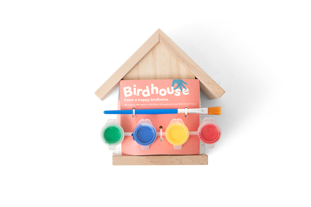 BS Toys Malá vtáčia búdka na dotvorenie