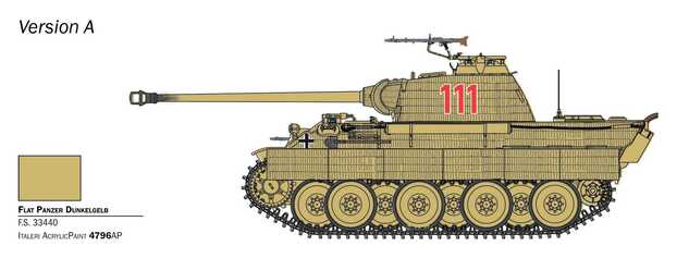 Model Kit tank 25752 - Sd. Kfz. 171 Panther Ausf. A (1:56)