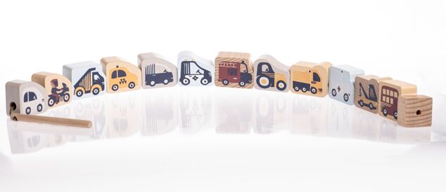 CUBIKA Pastel 16006 Navliekacie dopravné prostriedky - navliekací set