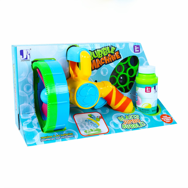 Grand pistolet à bulles avec liquide à bulles