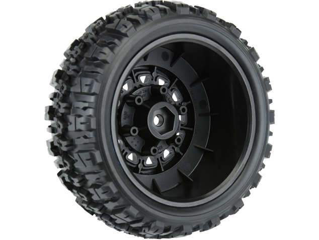 Pro-Line koleso 2.2/3.0", pneu Trencher X, disk Raid H12 čierny (2)
