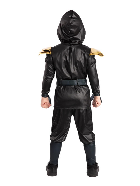 SUPER BLACK NINJA dětský kostým velikost (122-128 cm)