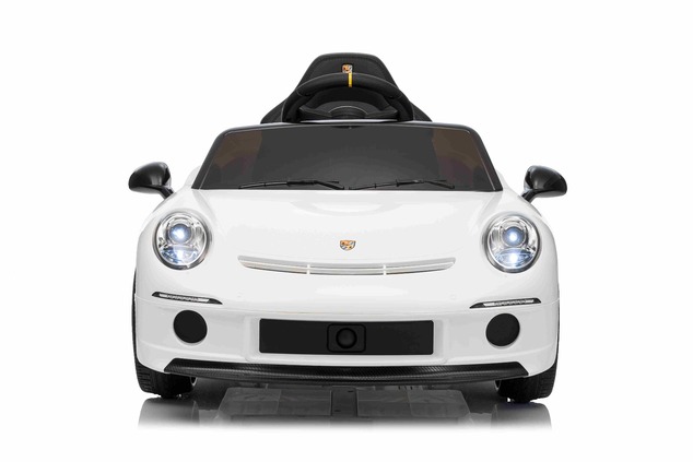 Elektrické autíčko RUF GT 12V, biele, Otváracie dvere, 2.4 GHz diaľkové ovládanie, LED sve
