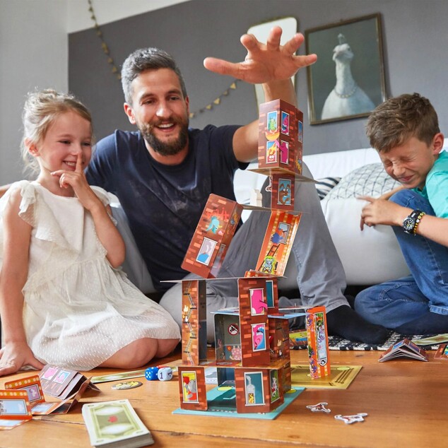 Haba Spoločenská hra pre deti Rhino Hero Super Battle 5+