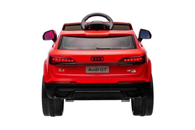 Elektrické Auto Audi Q7 Rot, Einzelplatz, Unabhängige Federung, 12V Batterie