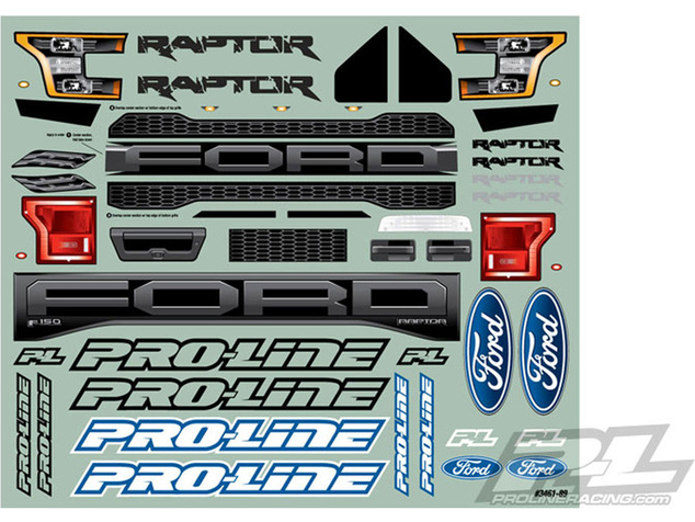 Caroseria Pro-Line 1:10 Ford F-150 Raptor 2017 (curs scurt)