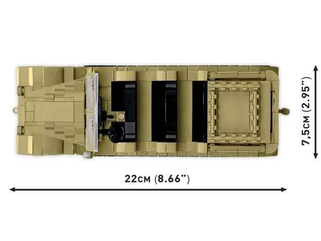 Cobi Sd.Kfz.8 Vučni 8,8 cm Flak 36 DAK