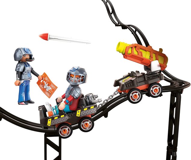 PLAYMOBIL Dino Rise 70929 Dino Mine Vozík s raketami