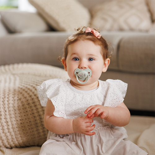BABYONO Cumlíky silikónové anatomické 6-18m, 2 ks