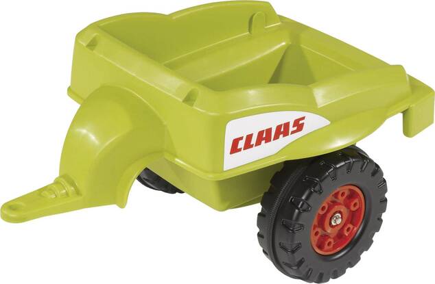 BIG Šliapací traktor CLAAS s lyžicou a vozíkom